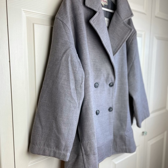 Free People Hannah Slouchy Blazer Jacket L W Black NWT - Picture 5 of 7